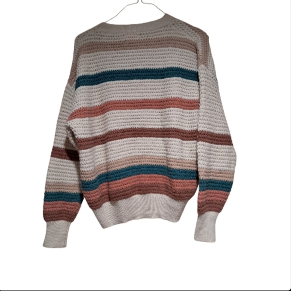Altar'd State Multicolor Striped Sweater - Picture 4 of 14